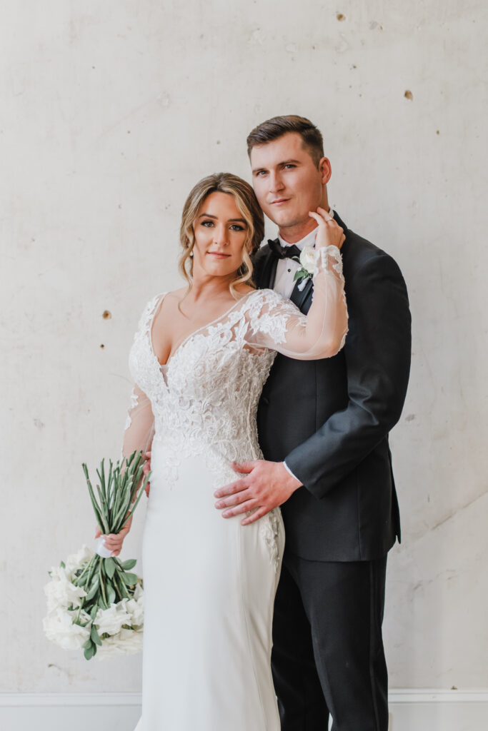 bride and groom portraits at excelsior in lancaster pennsylvania