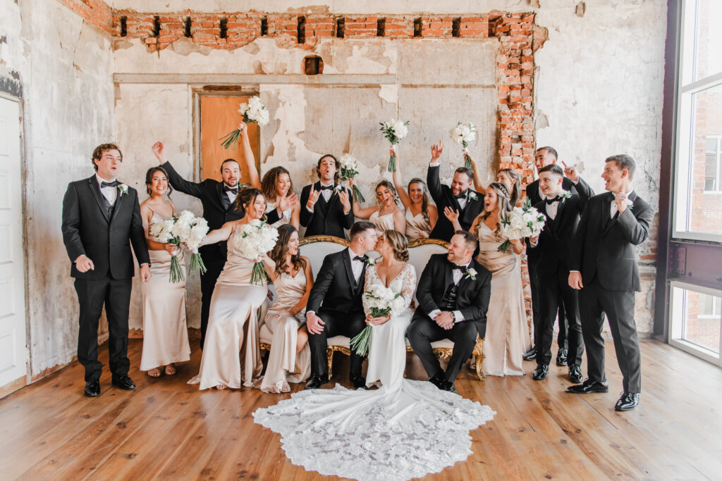 Bridal party photos at excelsior in lancaster pennsylvania