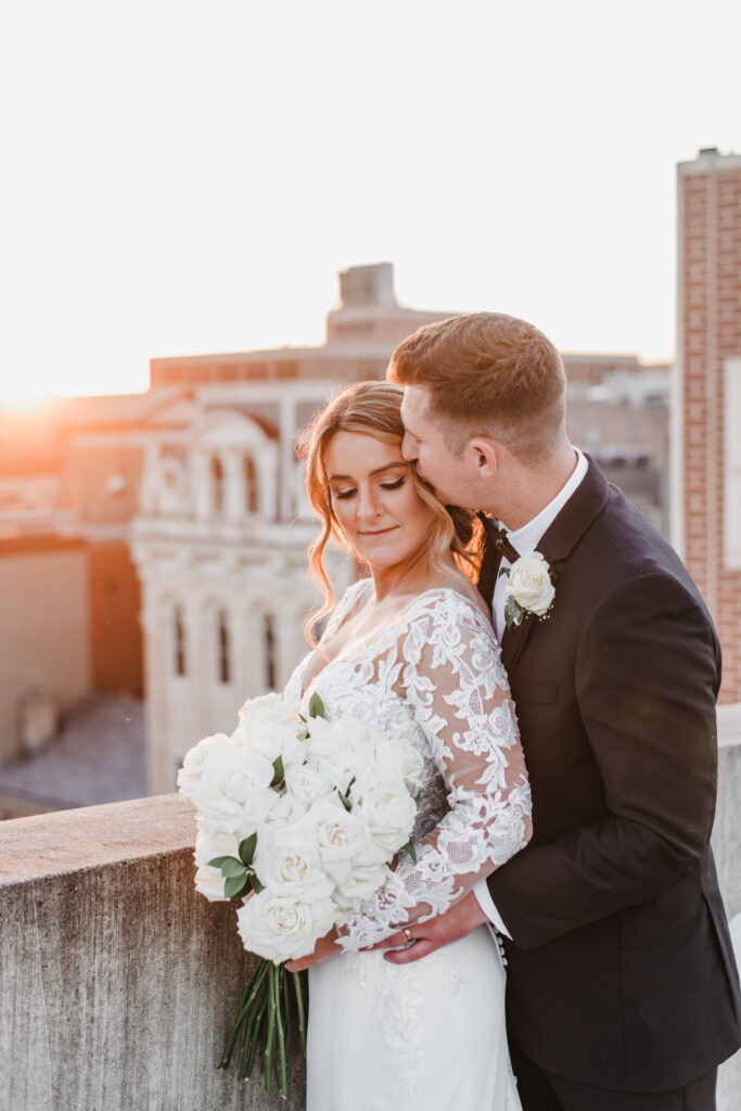 bride and groom portraits in lancaster pennsylvania