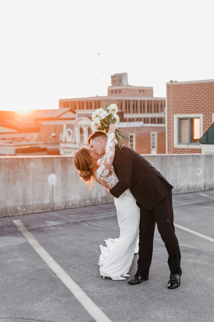 bride and groom portraits in lancaster pennsylvania